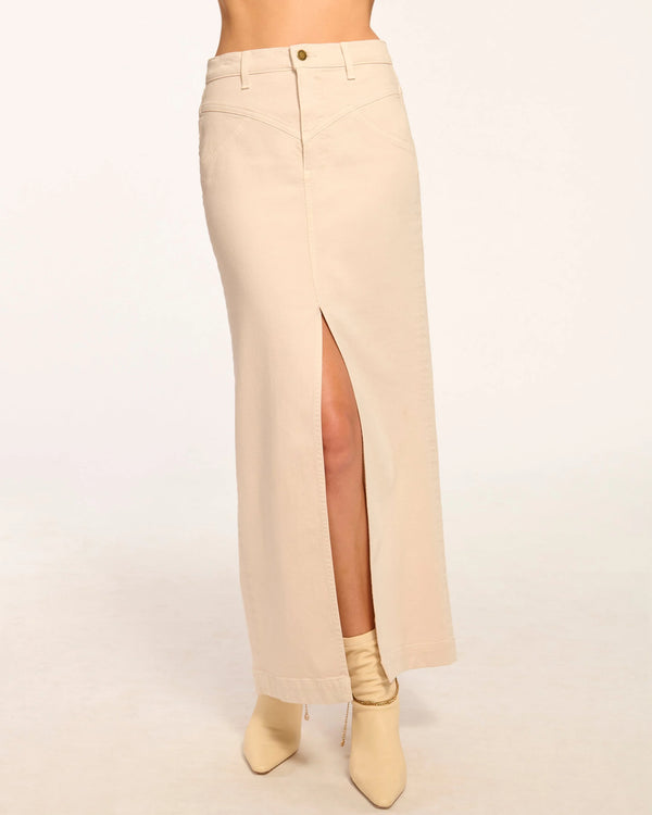 Ramy Brook - Xavier Denim Maxi Skirt - Bone