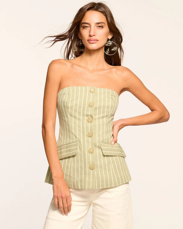 Ramy Brook - Tiffany Strapless Top - Mint Canvas