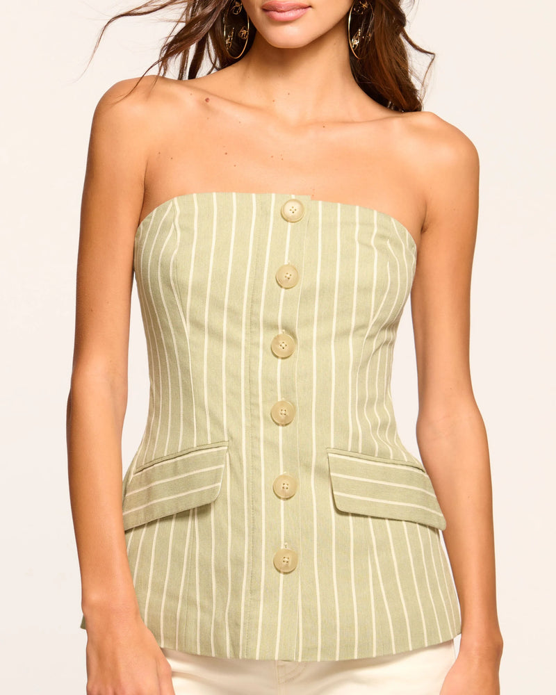 Ramy Brook - Tiffany Strapless Top - Mint Canvas
