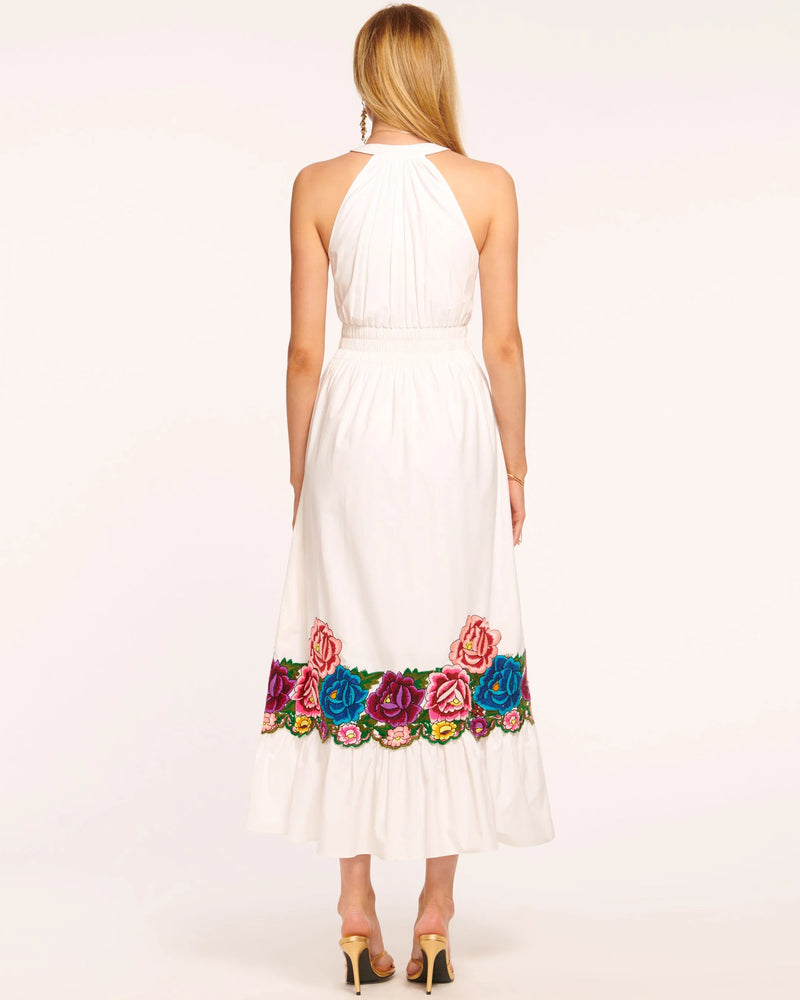 Ramy Brook - Cordelia Embellished Midi Dress - White Garden