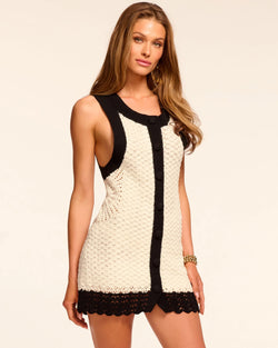Ramy Brook - Chelsea Colorblock Knit Mini Dress - Ivory Colorblock Ramy Brook - Chelsea Colorblock Knit Mini Dress - Ivory Colorblock