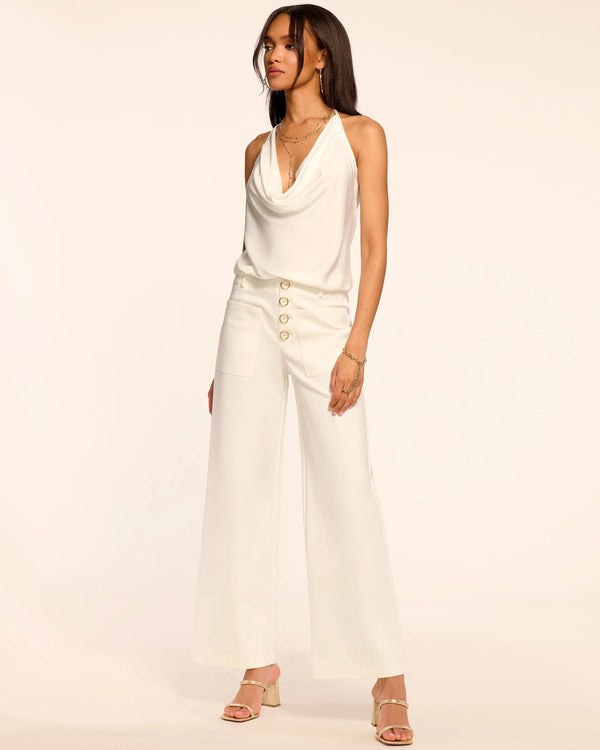 Ramy Brook - Marjory Ankle Length Stretch Cotton Pant - Ivory