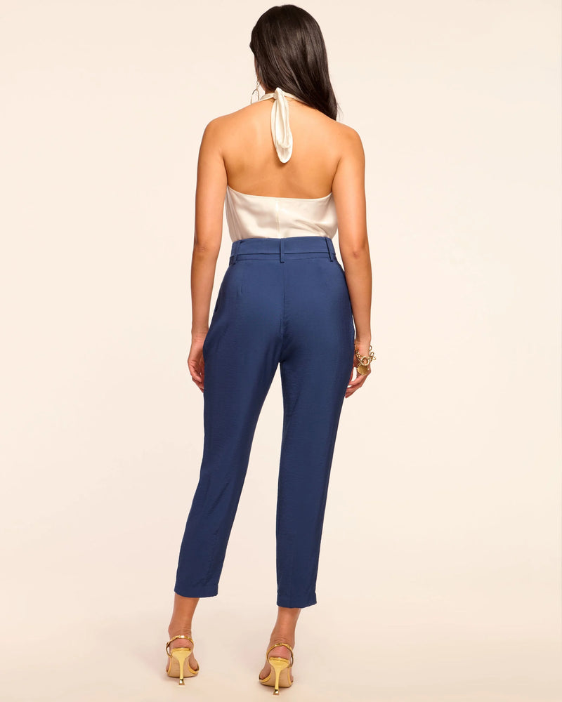 Ramy Brook - Miley Belted Ankle Length Pant - Spring Navy