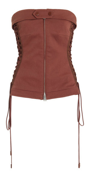 Simkhai - Sasha Bustier - Chestnut