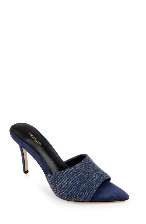 L’agence - Lolita Heel Sandal - Dark Denim