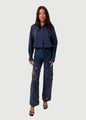 Simkhai - Betty Floral Cut Out Jean - Imperial