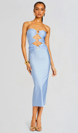 Shani Shemer - Lily Lycra Maxi Dress - Blue Sky