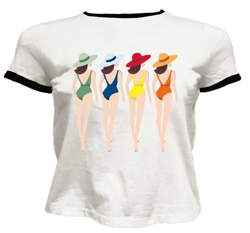 Alice + Olivia - Rylyn Staceface Top - Off White Multi