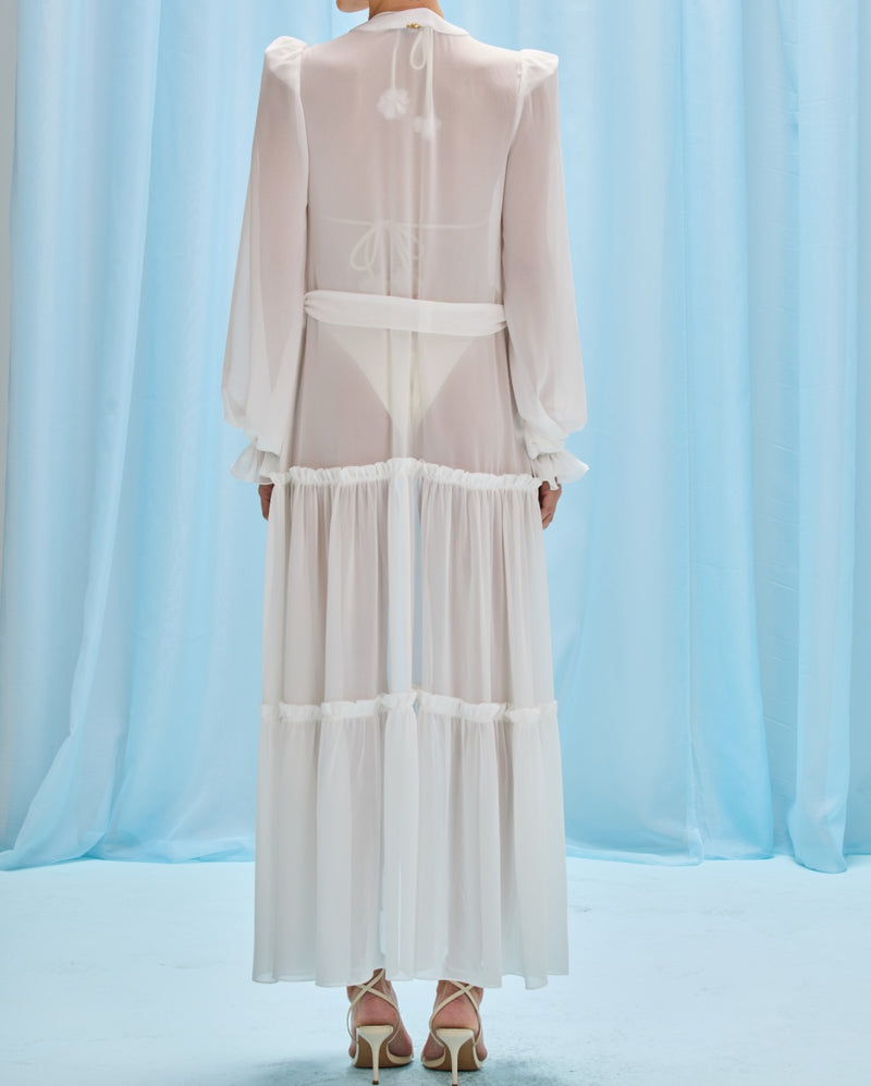 Patbo - Sunstone Long Robe - Off White