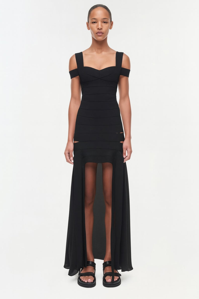 Simkhai Women's Callaway Knit Maxi Dress - Black