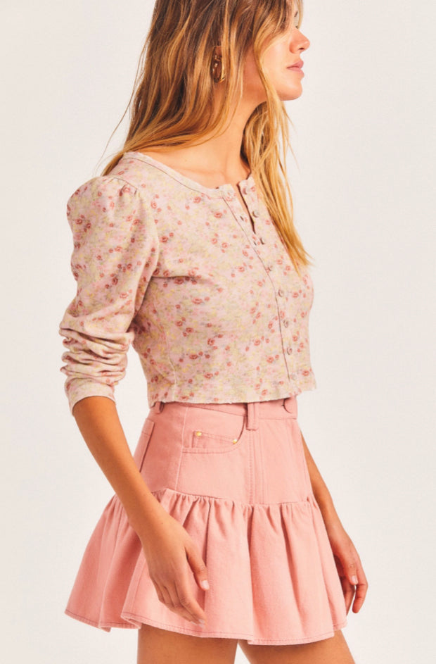 Loveshackfancy - Dock Mini Skirt - Tuscany Pink