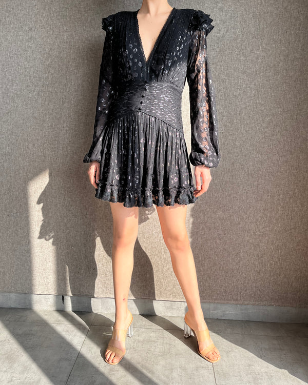 Rococo Sand - Ciara Short Dress - Black