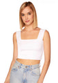 Susana Monaco - Wide Strap Crop Top In Multiple Colors