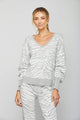 SUNDAYS - ASH SWEATER- ZEBRA