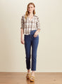 Veronica Beard - Porta Shirt - White Caramel