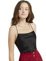 Alice + Olivia - Harmon Drapey Slip Tank - Black
