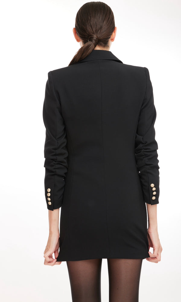 Generation Love - Gwen Crepe Blazer Dress - Black