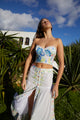 Charo Ruiz - Long Skirt Golny - Garden White