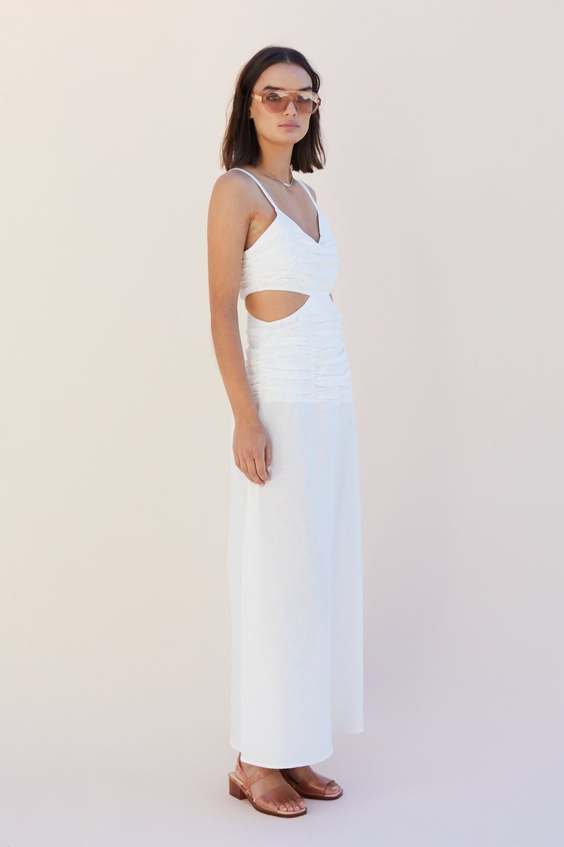 Suboo - Aster Cutout Maxi Dress - White