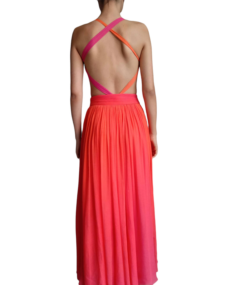 Rococo Sand - Skye Long Skirt - Orange Pink