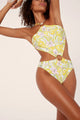 Cin Cin - Laguna cut out swimsuit - Golden Print