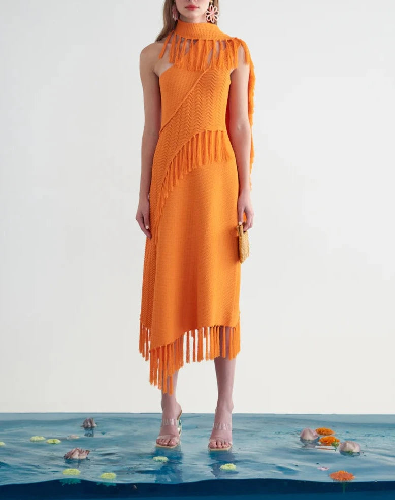 Cult Gaia - Saida knit Dress - Papaya