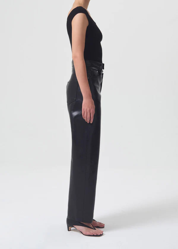 Agolde - Recycled Leather Broken Waistband Jean - Detox