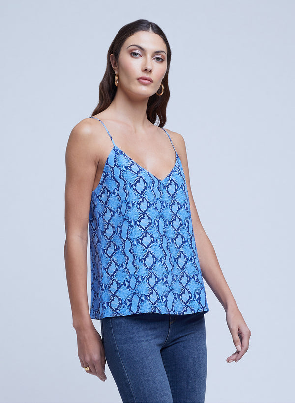 L'AGENCE, Tops, Nwt Lagence Jane Snake Print Cami Top