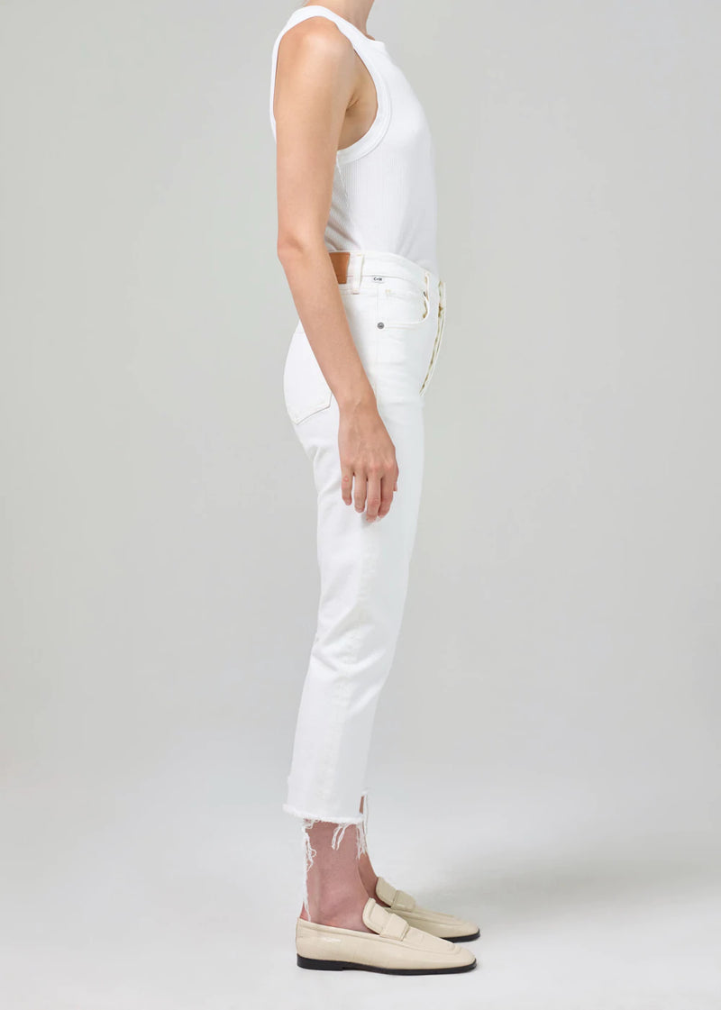 Citizens of Humanity Charlotte Crop High Rise Straight Aspen