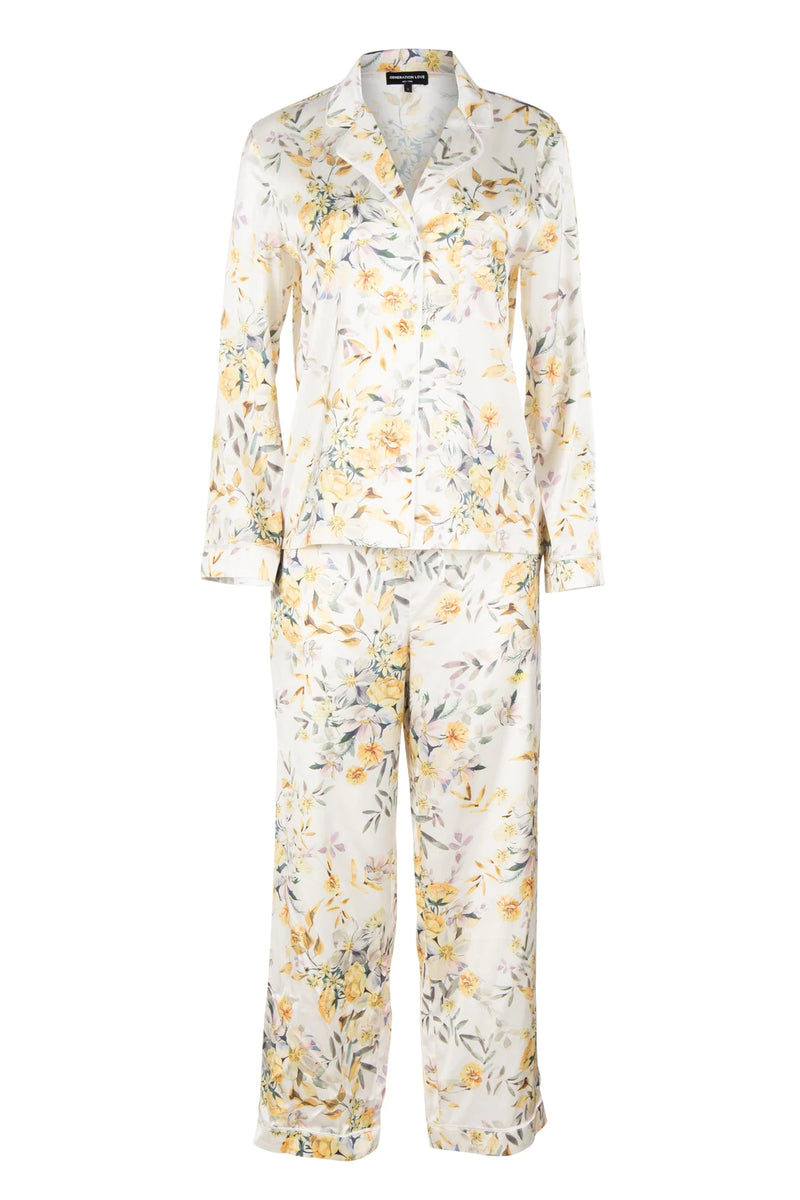 Generation Love - Nikki Pajama Set - Marigold Bloom White