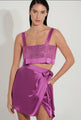 Nonchalant - Capri Sequin Top - Orchid