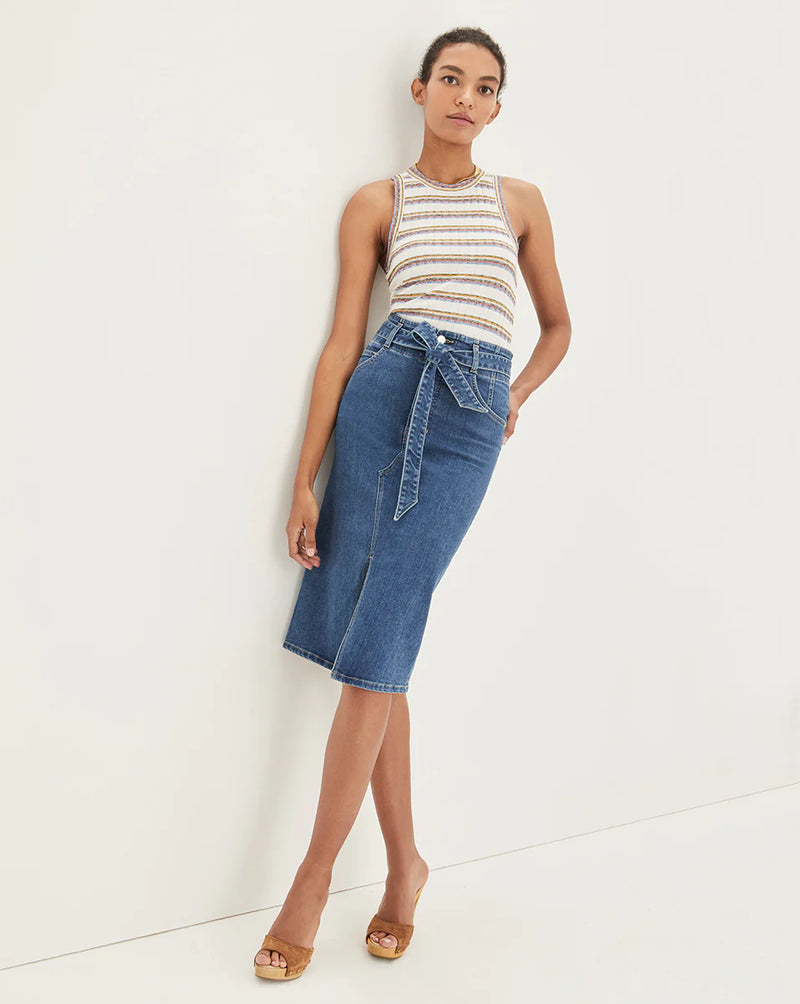 Veronica Beard - Nazia Pencil Skirt - Tide Down
