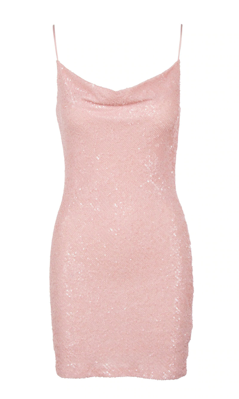 Generation Love - Maris Sequin Dress - Light Pink