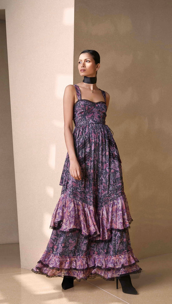 Rococo Sand - Nott Long Dress - Purple