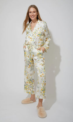 Generation Love - Nikki Pajama Set - Marigold Bloom White