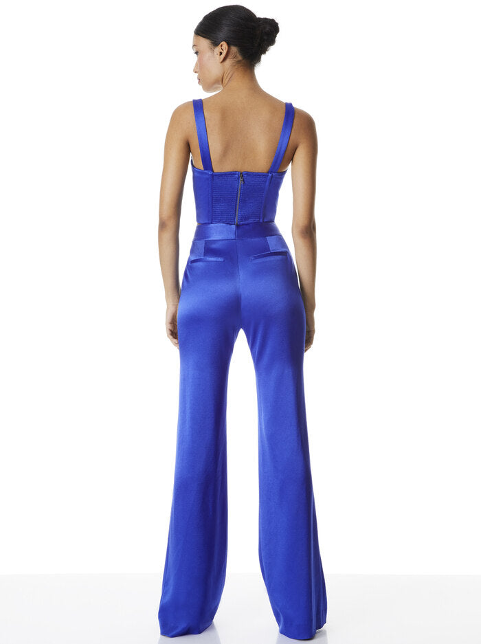 Alice + Olivia - Jeanna Bustier Cropped Top - royalty