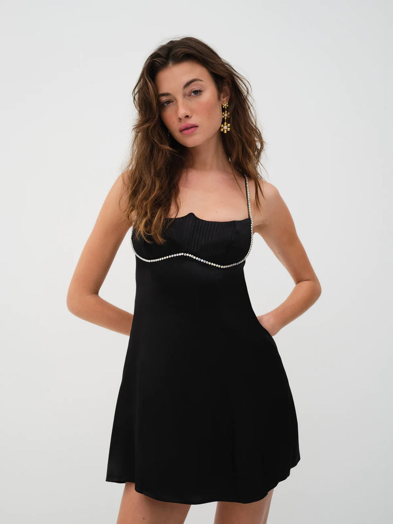 For Love & Lemons - Elora Mini Dress - Black