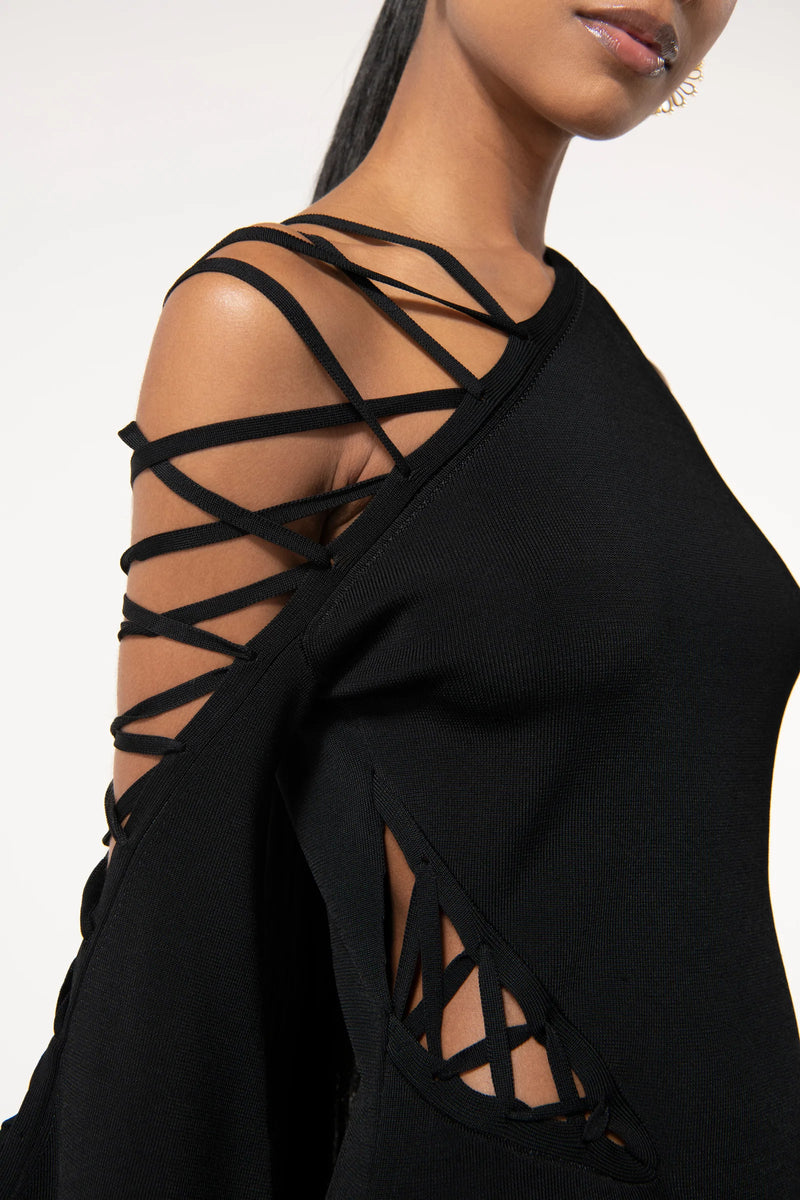 Cult Gaia - Nuru Knit Dress - Black