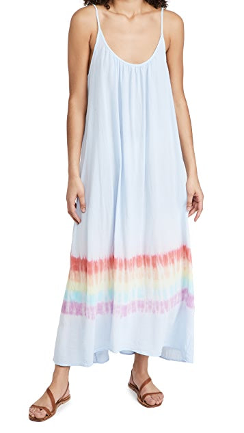 9 Seed - Tulum Low Back Maxi - Prism Tie Dye
