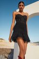 Charo Ruiz - Short  Skirt Fleur - Black