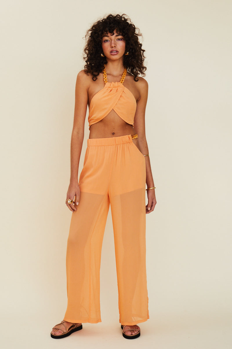 Suboo - Aura Pant with Chain Detail - Melon