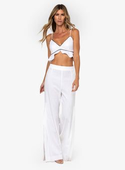 Just Bee Queen - Edie Pant - White