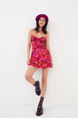 For Love & Lemons - Wendy Mini Dress - Red