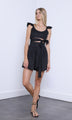 Karina Grimaldi - Sage Linen Mini Skirt - Black