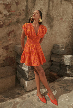Waimari - Frida Mini Dress - Orange