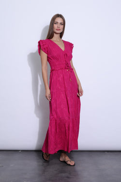 Karina Grimaldi - Karla Maxi Dress - Hot Pink
