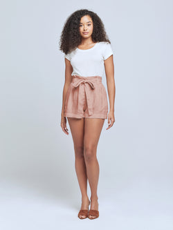 L’agence - Hillary Paperbag Shorts In Multiple Colors