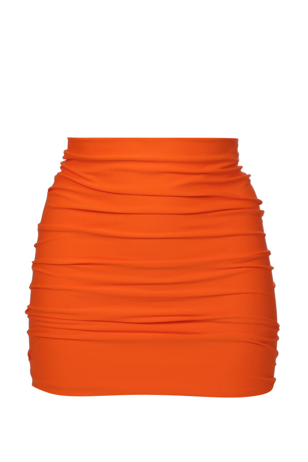 Shani Shemer - Alison Lycra Skirt - Bright Orange