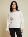 Nation LTD - Sabine Balloon Top - Off White