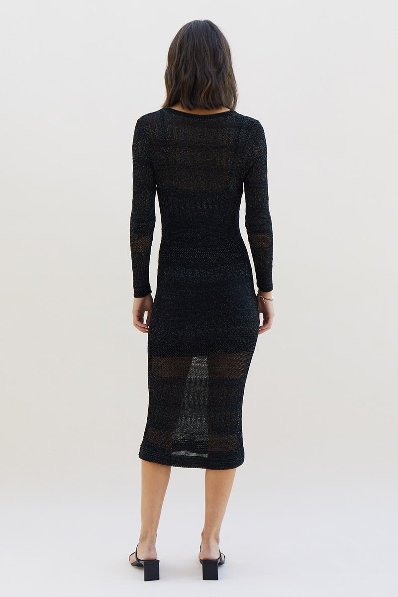 Suboo - Harper Knit Kaftan Dress - Black